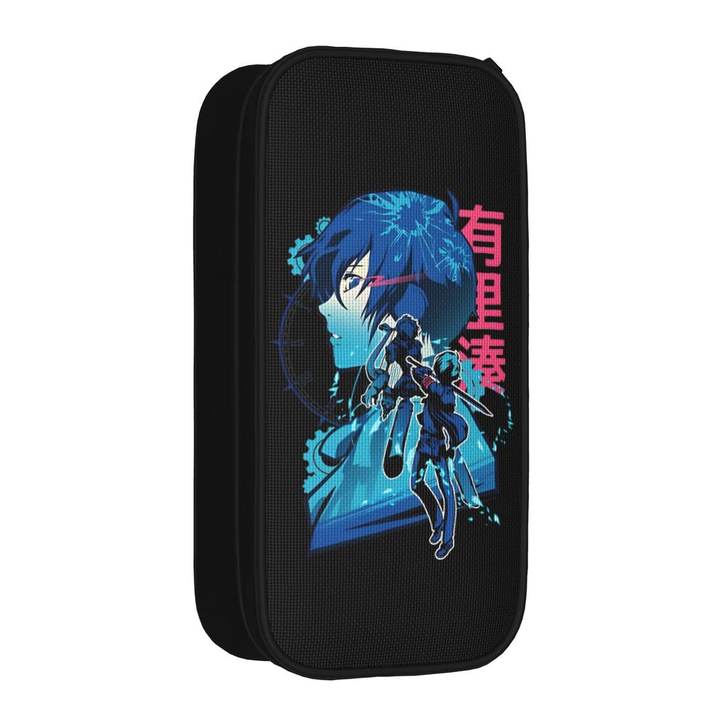 P-Personas Protagonist P3 Makoto Yuki Pencil Cases Fashion Pen Bag Girls Boys Large Storage School Supplies Gifts Pencilcases