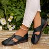 Brand Women Flats 2025 Spring New Square Toe Soft Leather Ladies Casual Shoes Big Size Slip On Comfort Women Dress Shoes 3569