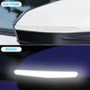 4 adesivi riflettenti per auto, maniglia della portiera, ciotola della portiera, antigraffio, resistente all'usura, micro-riflettente, protezione adesivo decalcomania