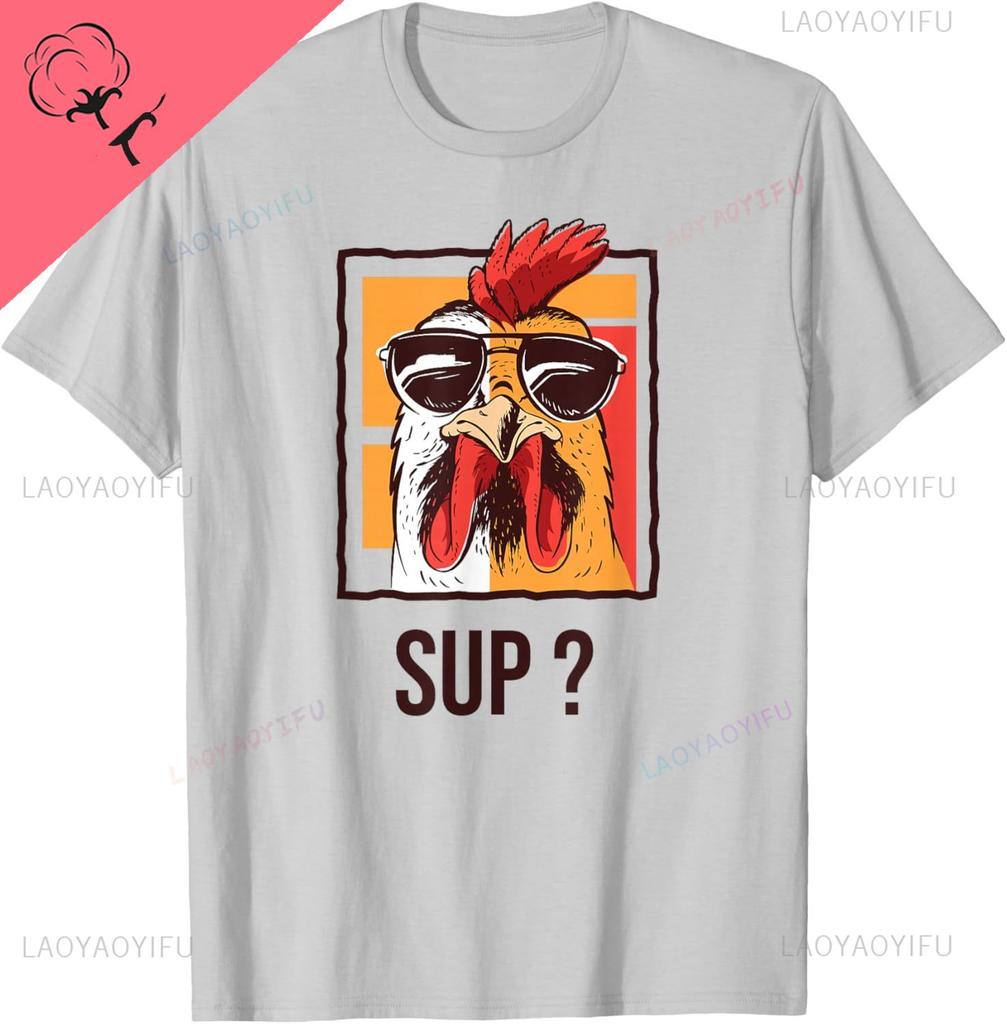 Cute Chicken Lover Gardening Farmer Henhouse Coop Chicken TShirt Couple Cotton Printed Graphic Tee Funny Shirt