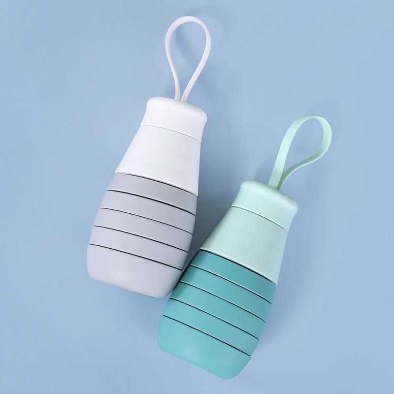 Outdoor Activity Roomy Cup High Temperature Resistant Fitness Active Bottle Drop Resistant Active Cup This Collapsible Silicone Water Bottle