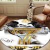 Brazilian Football Star Round Mat Home Decor, Chair Rug For livingroom,Bedroom, Doormat Home Decor Birthday Gift Christmas Gifts
