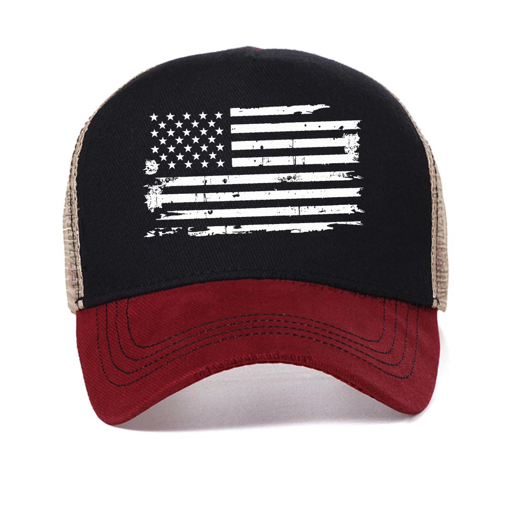 USA Flag Creative baseball cap for Men Distinctive Gift mesh hat fashion Snapback hat adjustable mesh breathable trucker hats