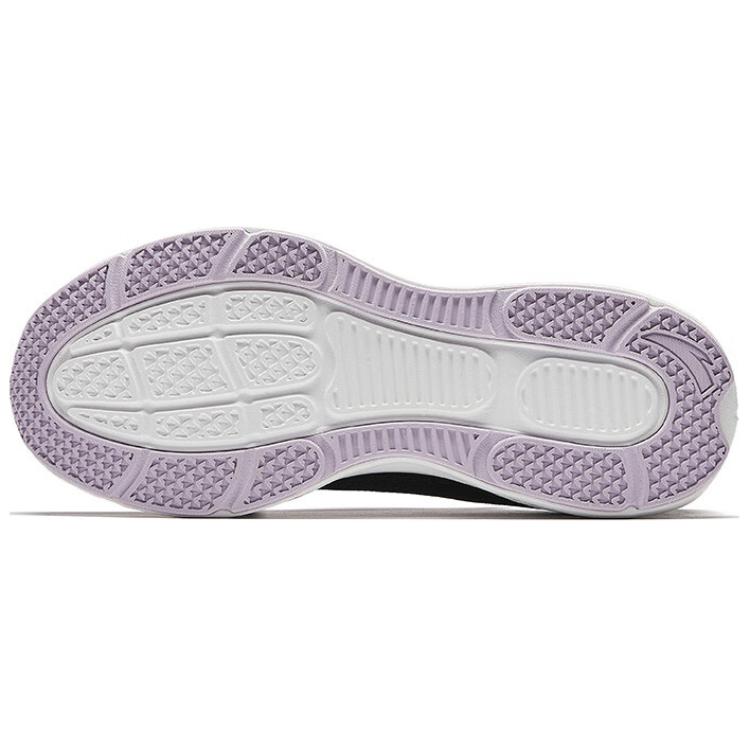 Anta Divine Run 11 Cushioning, Wear Resistant Low top Training Shoes Women's Black White 122527718-1