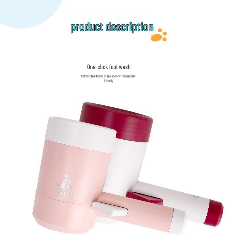 Automatic Pet Paw Cleaner Cup for Dogs and Cats