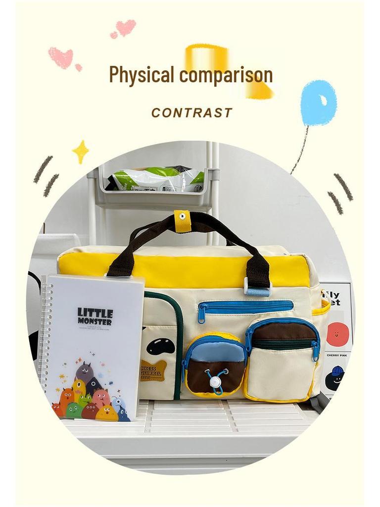 Large Capacity Travel Fitness Crossbody Bag with Wet/Dry Separation