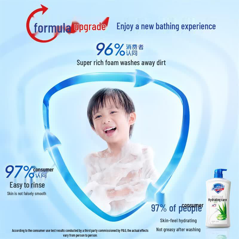 Safeguard Healthy & Refreshing Shower Gel, Honeysuckle & Chrysanthemum, 3 X 720g