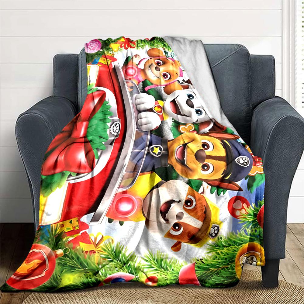 1pc Paw Paw21 Blanket, Gift, for Men and Women, Soft Blanket, Good for Sofa Bed Couch Travel, Lightweight Flannel Blanket