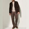 Mens Vintage Faux Fur Coat European Style Single Breasted Winter Outerwear Urban Casual Wear