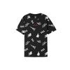 New Balance Printing Short Sleeve Couple Style Black Unisex AMT02372-BK