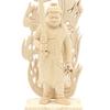 Besondere buddhistische Statue Fudo stehende Statue Zoll Höhe Breite Tiefe geschnitztes Zypressenholz Flammen-Heiligenschein Quadratischer Felsfuß 1134 Kuritas [Myo-o] Myo-o 4.0