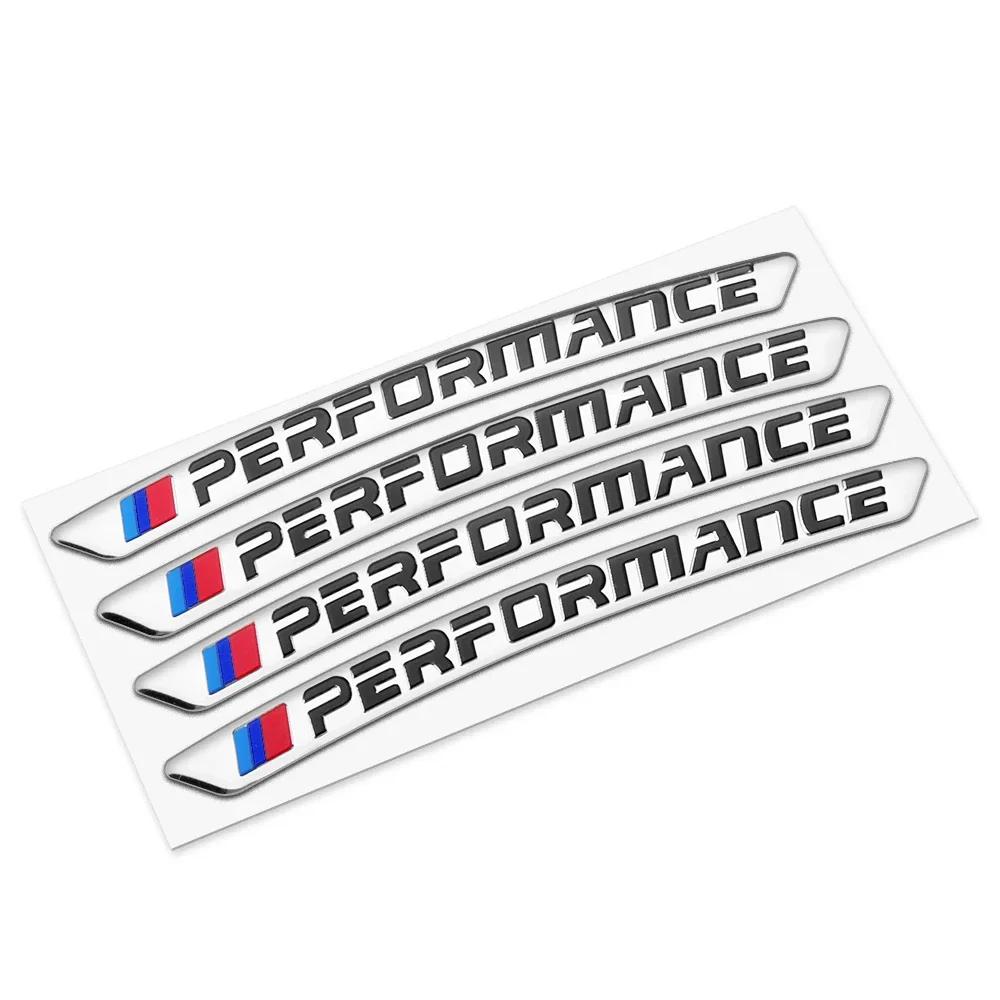 4Pcs Aluminum Car Wheel Rims Stickers Badge Auto Decoration For Bmw Performance E46 E90 E60 F10 F30 E39 E36 F20 E87 G30 E92 E91 BT8