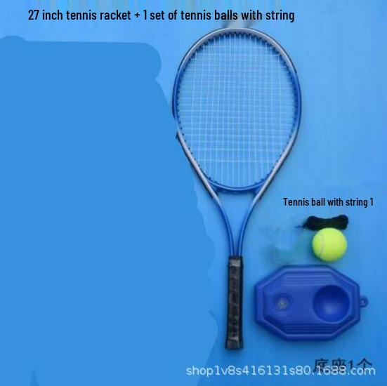 Single Rebound Tennis Racket with Ball for Solo Practice