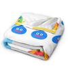 D-Dragon Quest Slimes Plush Blanket Children  Flannel Throw Blanket For Living Room Warm Soft Quality Bedspread Birthday Gift