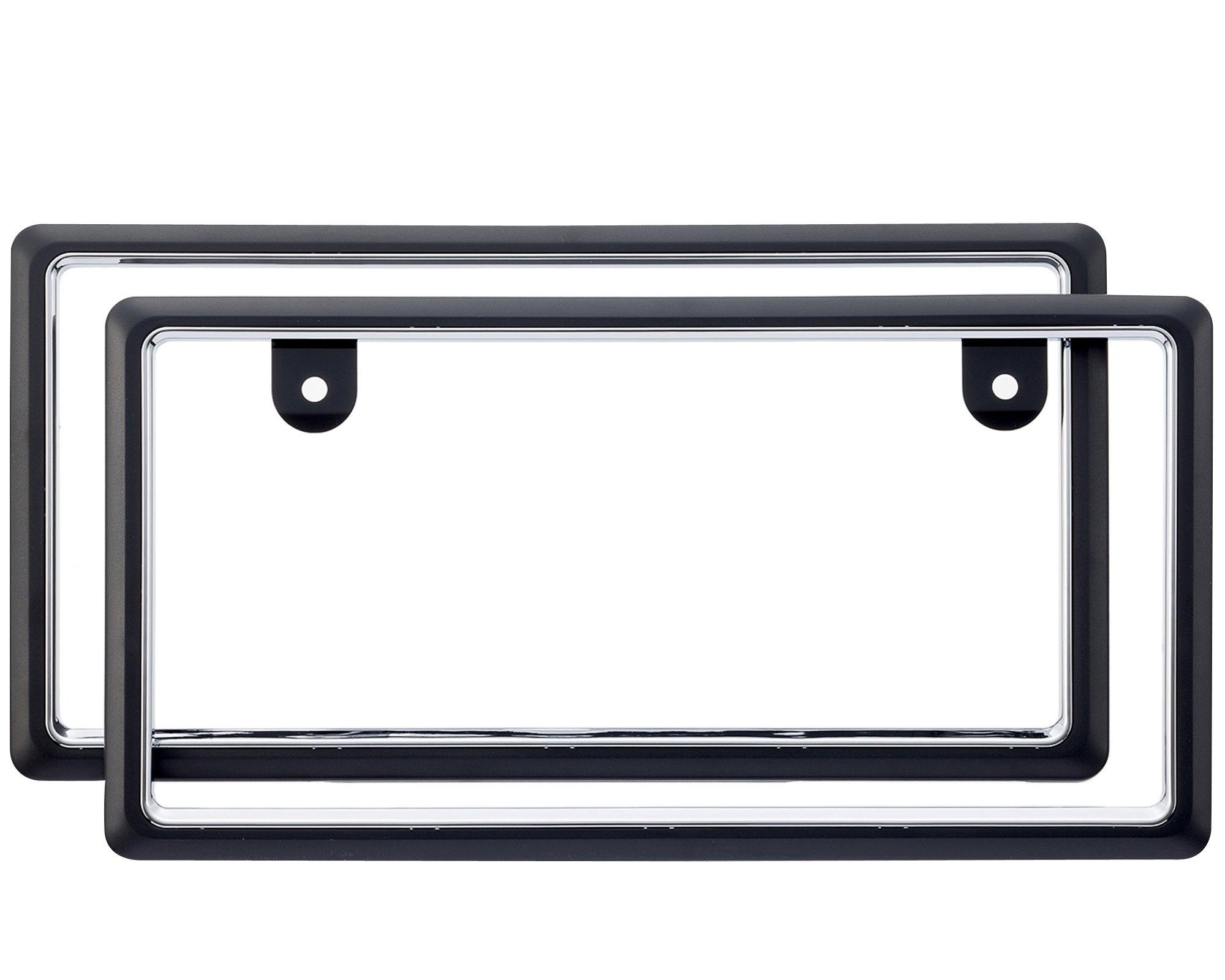 

Seiko Sangyo Number Plate Car Accent Frame Frame, Set, Black, EX-197 чёрный