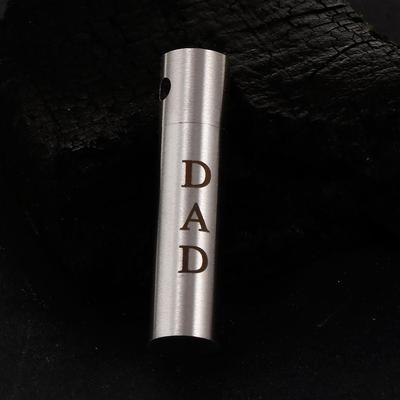 Pendant Urn Jewelry, Holder Memorial Cylinder Locket Keepsake Locket, Fathers Gifts