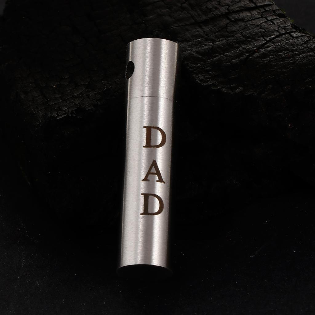 Pendant Urn Jewelry, Holder Memorial Cylinder Locket Keepsake Locket, Fathers Gifts