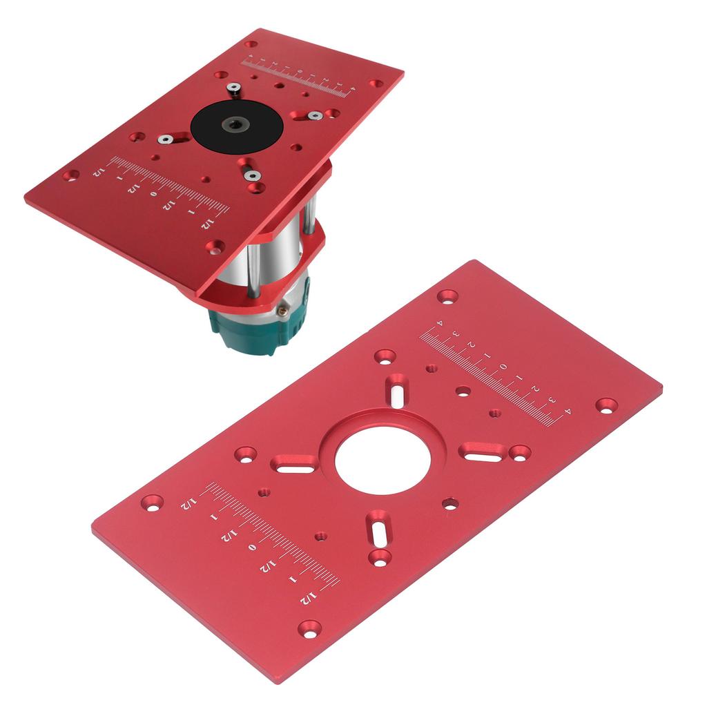 Router Table Insert Plate Aluminum Alloy Lift System Base Board Accessory for Woodworking