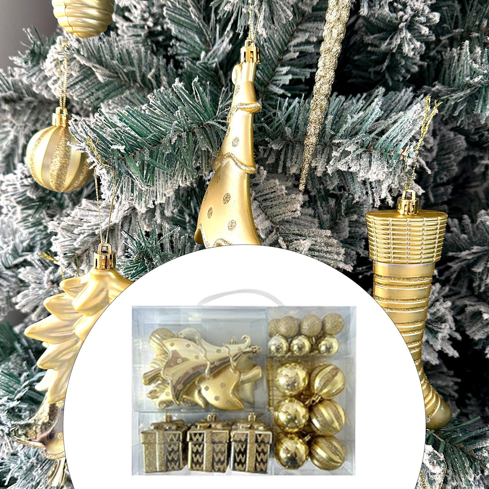 

38 шт. подвесные украшения для рождественской елки декоративные безделушки рождественский декор для празднования