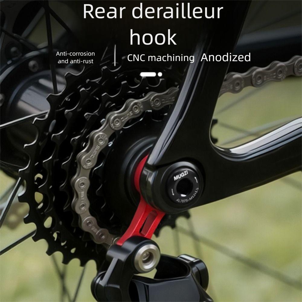 MTB Thru Axle Rear Hook M12-1.5 Rear Derailleur Hanger Bicycle Parts UDH Tail Hook  Bicycle Frame