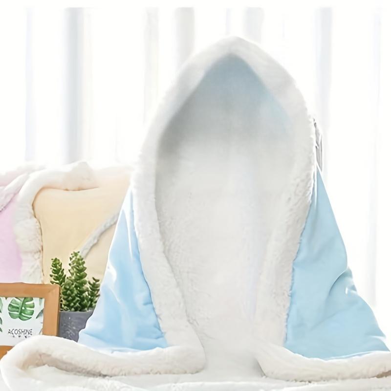 Winter Baby Boys Girls Blanket Wrap Double Layer Fleece Baby Swaddle Sleeping Bag For Newborns Baby Bedding Blanket