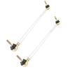 2 Sets Steering Tie Rod Kit with Ends Alloy Steel Improve Riding Stability Replacement for Polaris Predator 500 2003