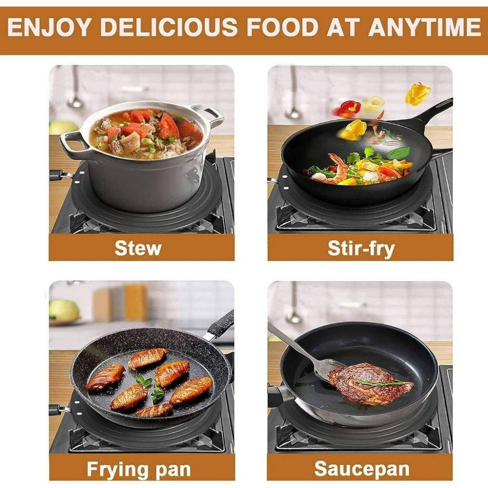 Aluminium Zinc Zinc Alloy Stove Heat Diffuser 24cm/28cm Thawing Tray Sturdy Heat Conduction Plate  Kitchen