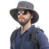 Unisex Washed Cotton Bucket Hat Outdoor Sun Protection Hiking Fishing Travel