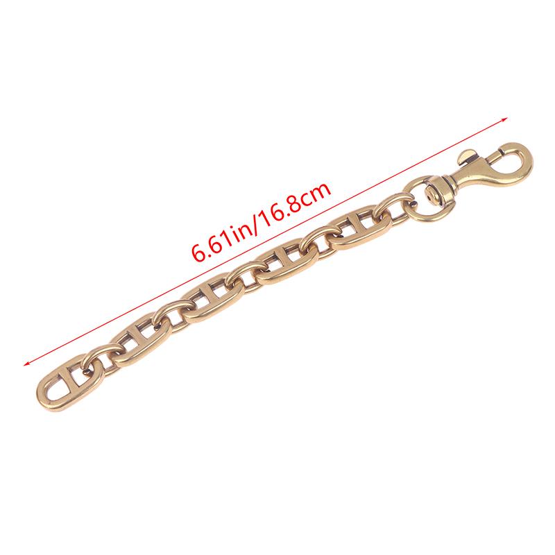 Cadena de Extensión para Bolso de Aleación Cadena Metálica con Gancho Redondo Transformación de Bolso de Axila Hombro Bolsos Cruzados Cadena de Extensión