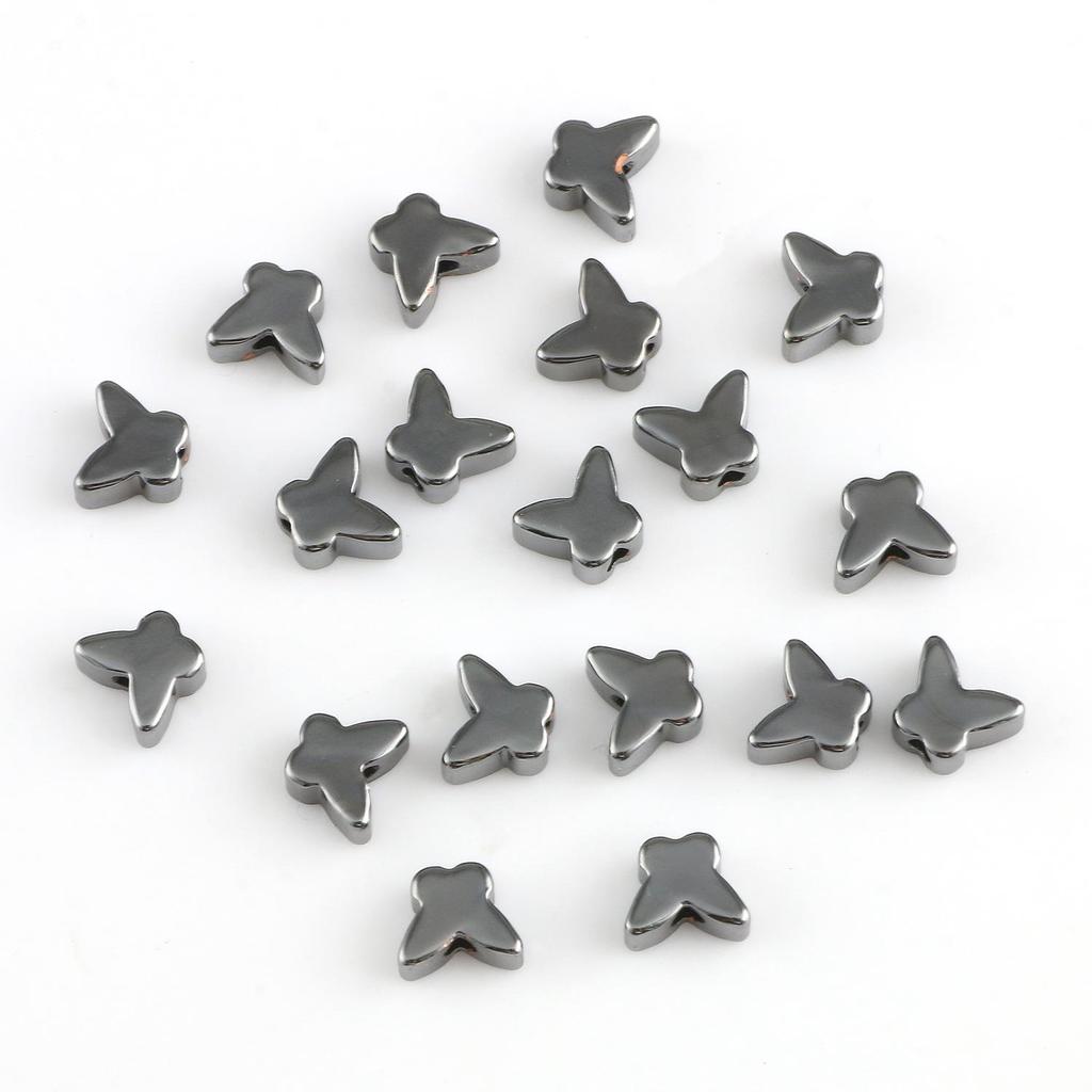 10pcs Copper Beads Charms Cross Heart Star Moon Beads Plated Crafts Color Retention Beads for Jewelry Making Diy Bracelet Necklace