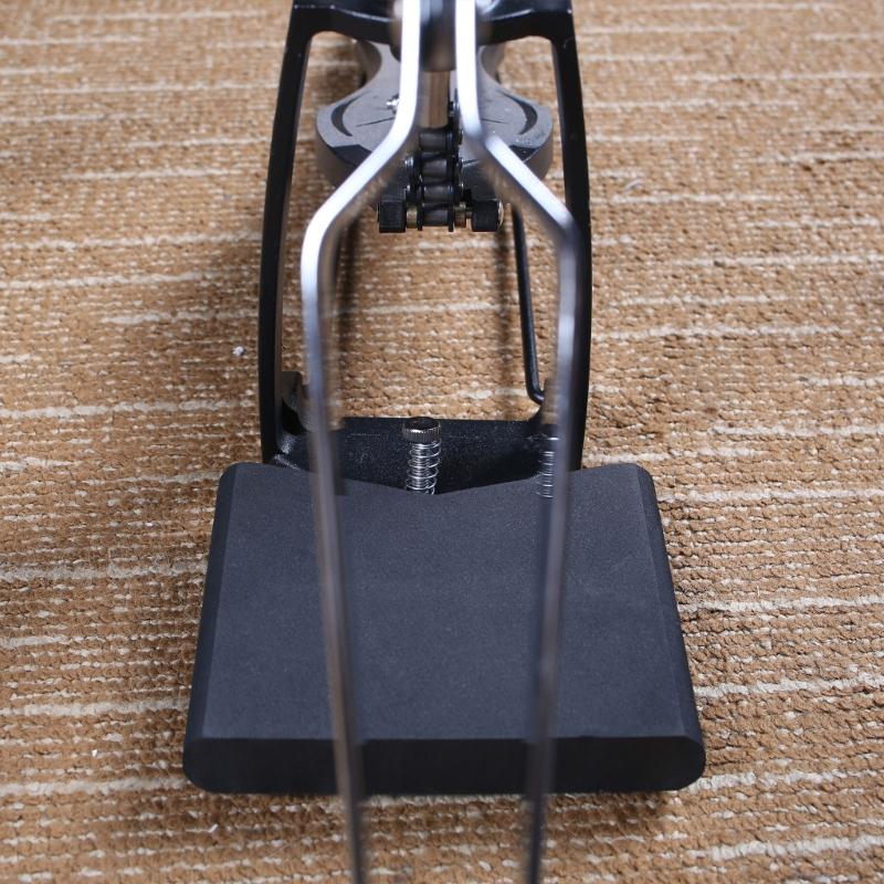 2 Stück Doppel-Kick-Pedalblock Rutschfester Trommelblock Vollständige Rutschverhinderung Trommelpedal-Ankersystem Trommelzubehör