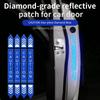 4PCS Car Door Collision Safety Warning Reflective Stickers