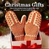 The Naughty List Mittens | Cozy Knit with a Hidden Attitude, Hand Knitted Hidden Middle Finger Winter Warm Mittens for Women New Arrival
