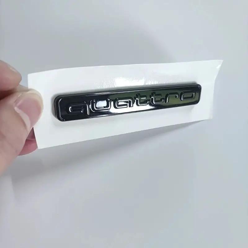 Car Hood Front Grill Badge for A A3 2010-2020 2020-2024 Rear Trunk Emblem Sticker Quattro Sline 35TFSI Replaced Accessories