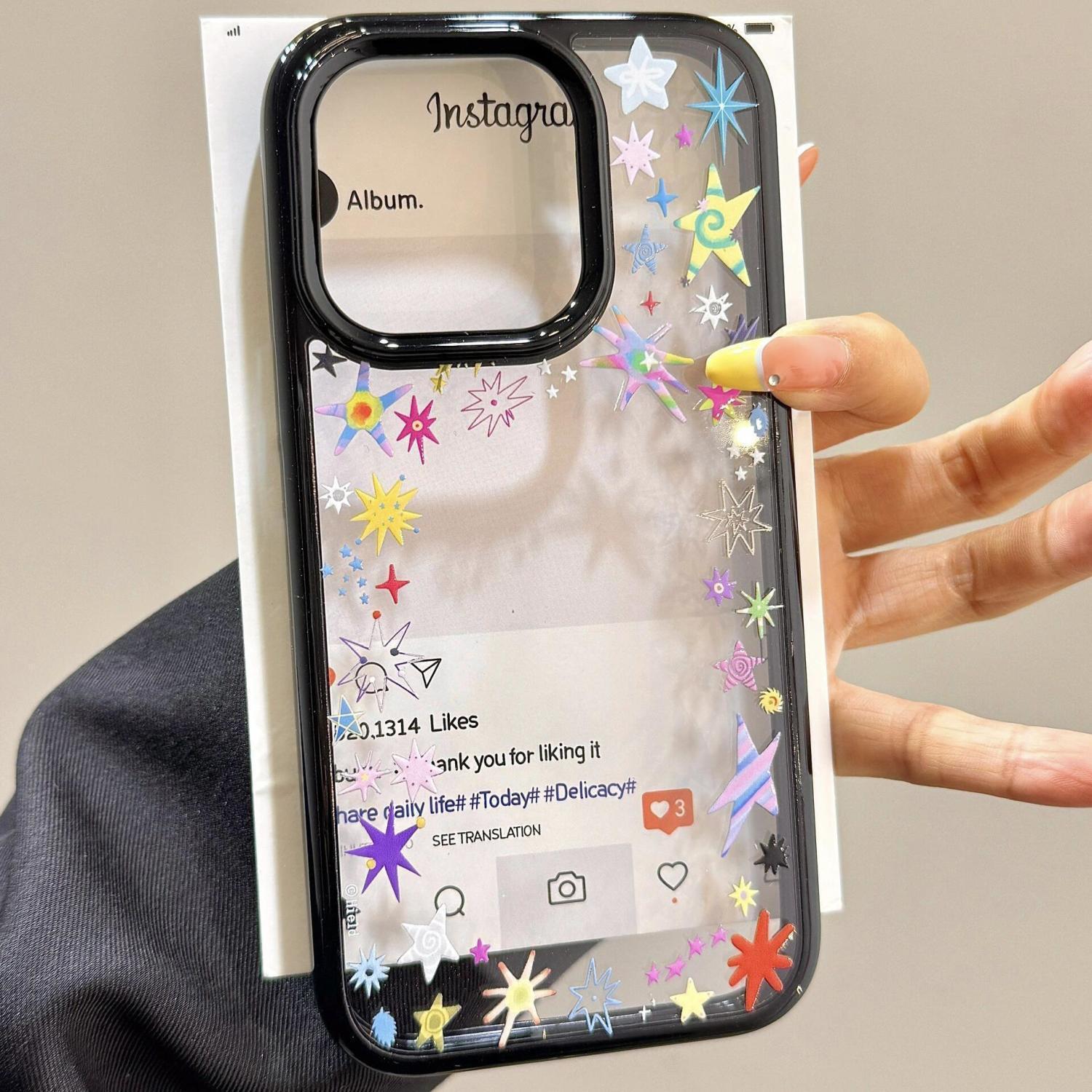 

Dopamine Star for Apple 17 Promax All-inclusive Anti-fall Phone Case 16 Simple for IPhone 15 Protection 14 For Apple 11