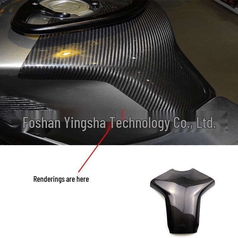 Yamaha MT-09 FZ-09 Carbon Fiber Fuel Tank Protective Cover Sticker