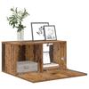 Wall Mounted TV Cabinet Set Brown 60 X 30 X 30 Cm Engineered Wood