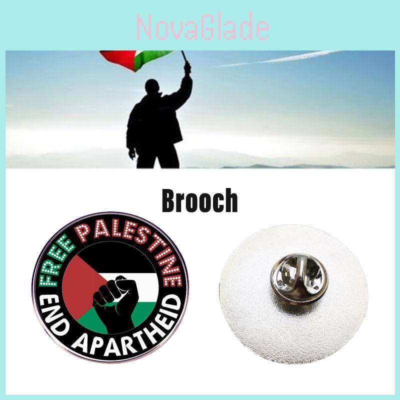 Spilla Spilla Palestina Libera Decorativa E Robusta Distintivo in Lega Metallica Accessorio