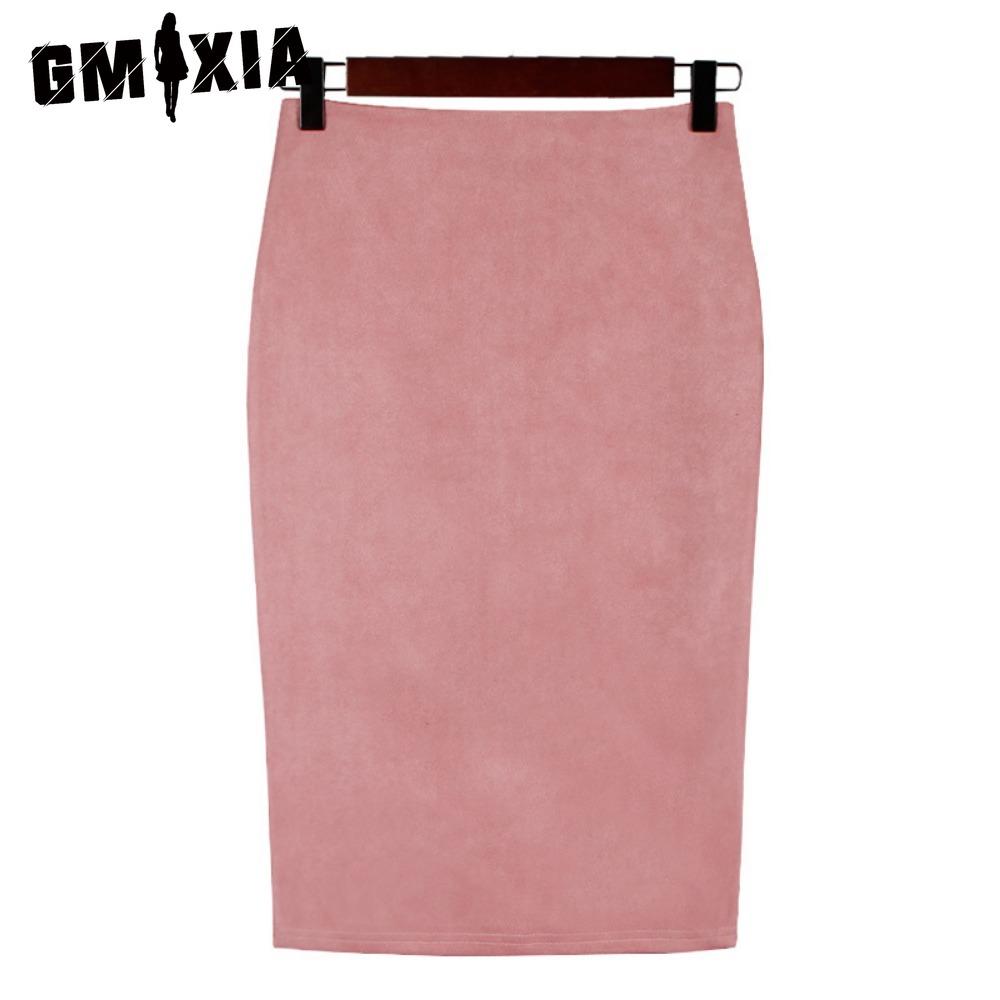 GMXIA Women's Fashion Casual Solid Color Print Summer Spring Skirt