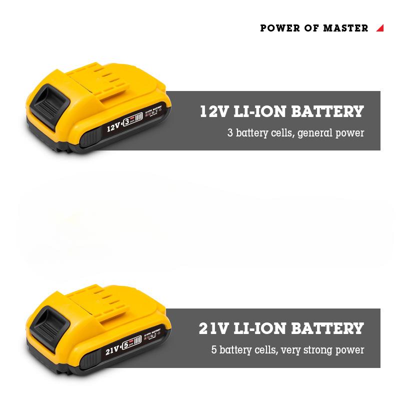 Lithium Drill Cordless Hand Drill Charging Electric Screwdriver Set Home DIY