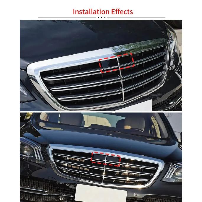 Car Front Left Right Radiator Grille Cap Cover Of The Grille Camera Accessory For Mercedes Benz S-Class W222 S300 S350 S400 S450
