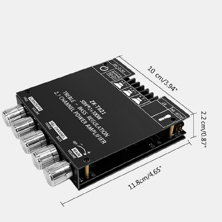 Tb21 Zk Subwoofer Tpa3116d2 Bt50 Amplifier Board 50wx2100w 21ch Amplifier