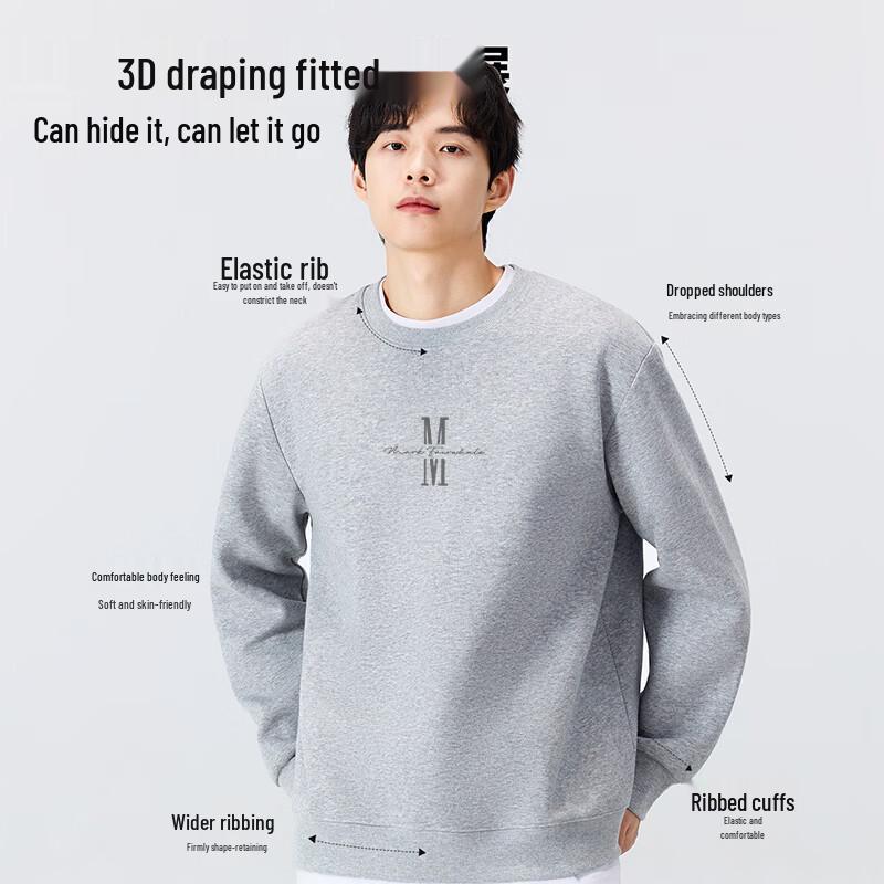 Mark Fairwhale Men's American High Street Round Neck Sweatshirt