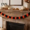 Classroom Garden Party Wall Hangings 10FT Halloween Garland, Spooky Skull Pumpkin Spider Hanging Paper Bunting Easy Assembly Holiday Banners