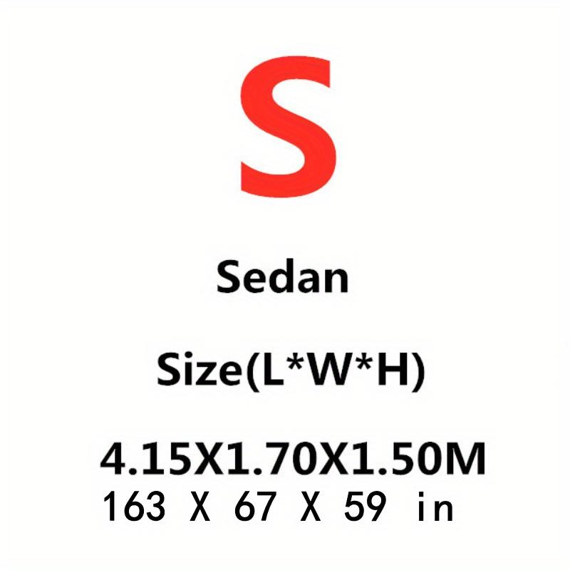 

Car Cover, GORDITA Car Covers Waterproof All Weather Snowproof Windproof Scratch Resistant Outdoor UV Protection Universal Fit for Sedan S-4.15X1.70X1.50m