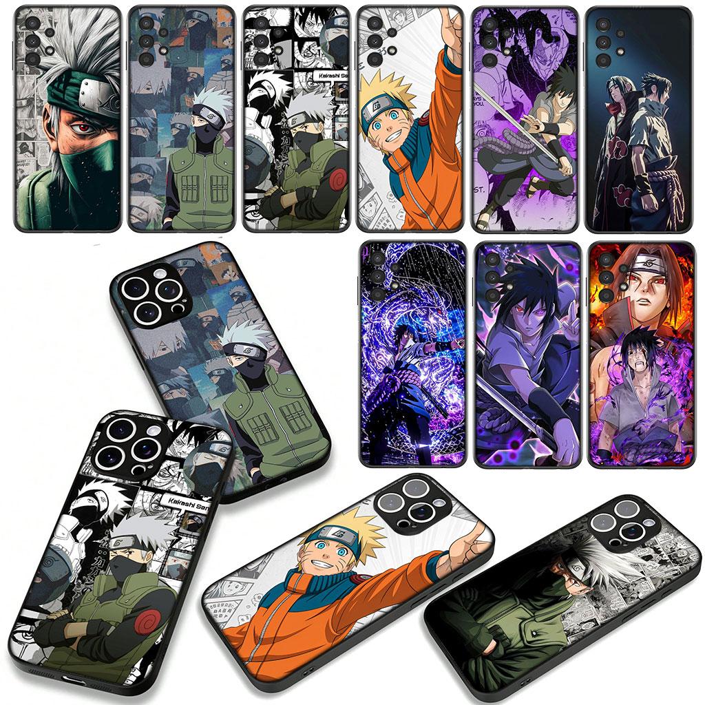 Kakashi Narutos Itachi Uchiha Sasuke Cover Phone Case for Apple iPhone 16 15 14 Plus 13 12 Mini 17 Pro Max + ProMax 16E Air