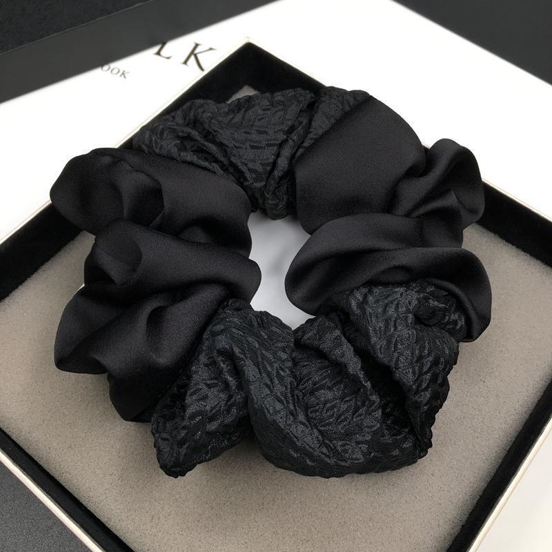 Elegant Mesh Hair Tie with Sparkling Rhinestones, High-End Luxury Hair Accessory for Women, 2025 Style