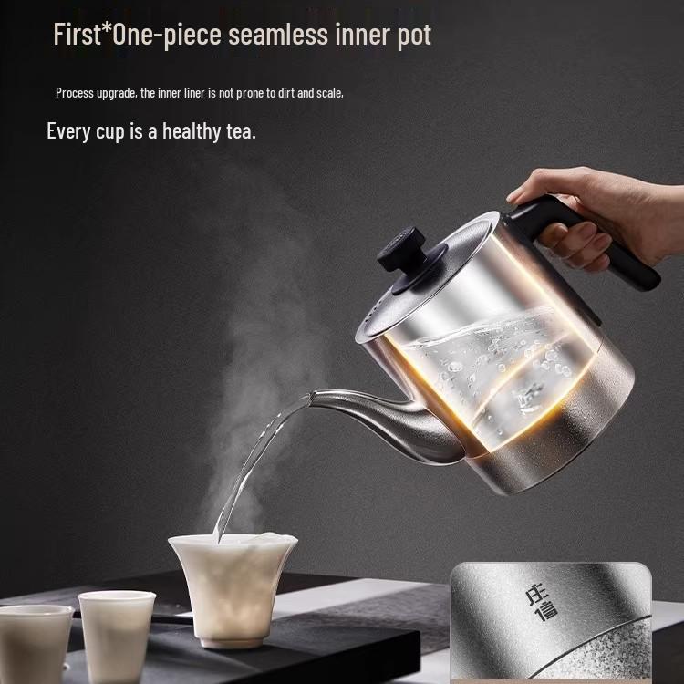 S07 Pure Titanium Seamless Electric Kettle with Automatic Water Filling and Temperature Control