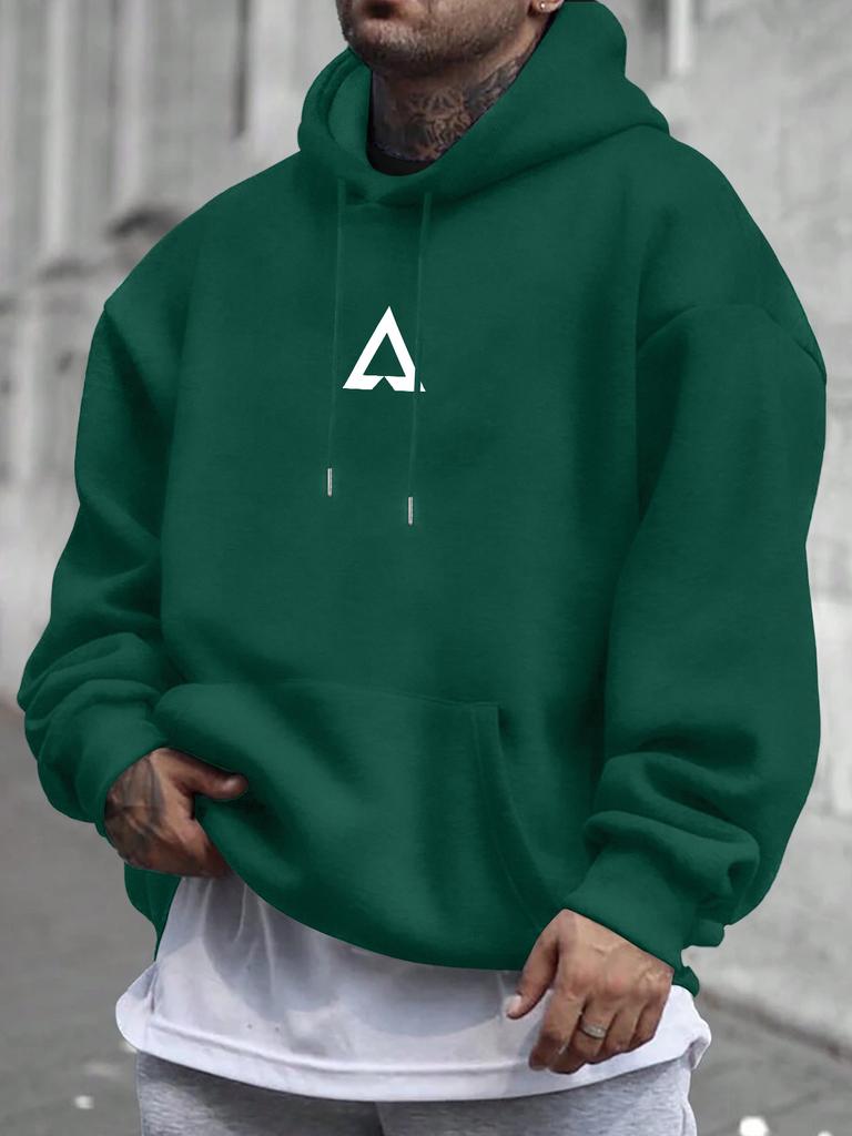 Autumn Fashion Loose Tops Print Hooded Polyester Men's Sweatshirt Simple Casual Sweatshirt Hoodie Bape Harajuku 22ssmen Clothing