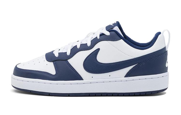 Nike Court Borough Low 2 White Blue Void GS BQ5448-107 35.5